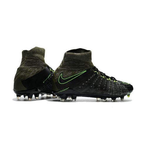 fodboldstøvler Nike Phantom Hypervenom 3 Elite DF FG - Grå Sort_3.jpg